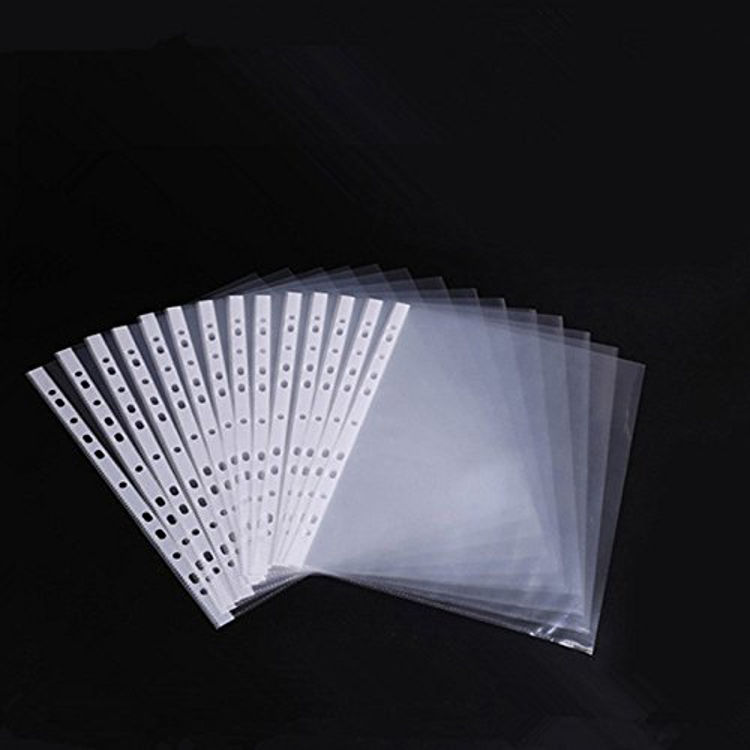 Picture of 105PP- 1 PCS A4 Clear Plastic Punched Punch POCKET